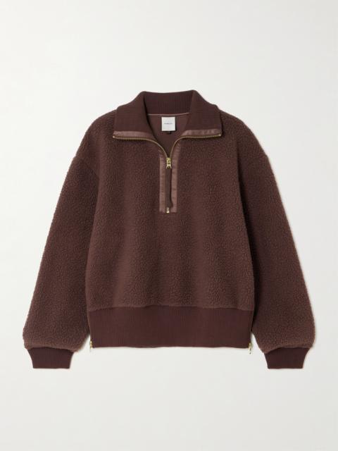 VARLEY Roselle Recycled Fleece Half-zip Sweater