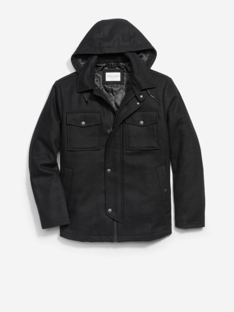 COLE HAAN Men's Wool Twill Field Jacket