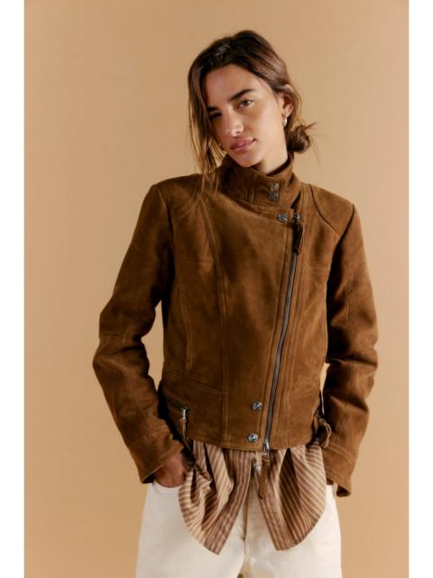 FREE PEOPLE We The Free Circe Suede Jacket