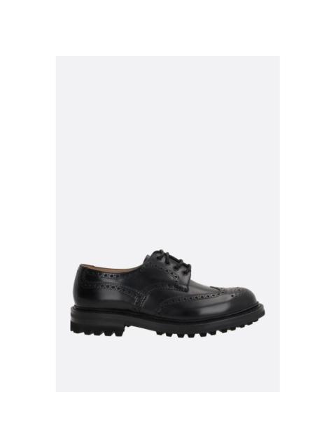 Church's CHURCH'S McPherson LW Black Leather Polishbinder Derby Shoes