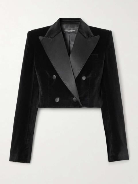 ジャケット Dolce & Gabbana Cropped double-breasted jacket Dolce & Gabbana Cropped Double-Breasted Jacket | Sendegaro GR