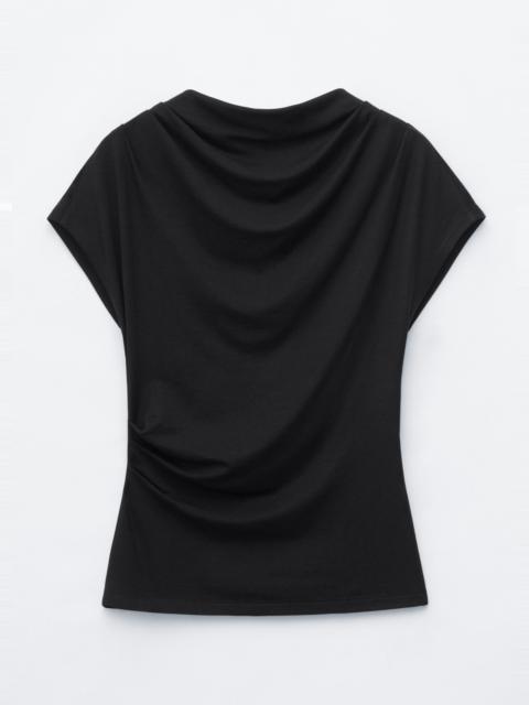 & Other Stories Draped Cowl-Neck Top