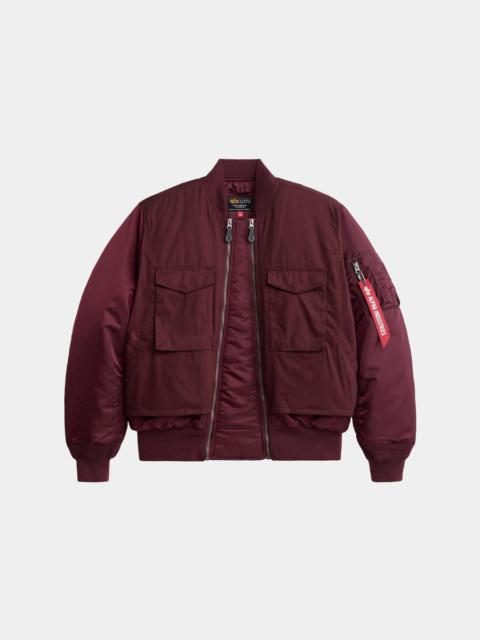 ALPHA INDUSTRIES MA-1 MIXED COTTON FLIGHT JACKET