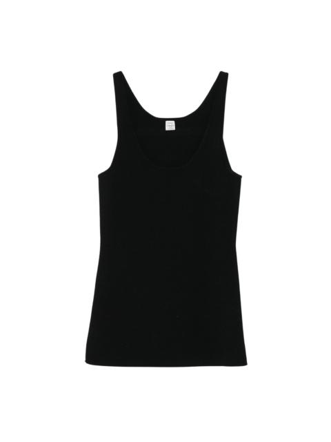 TOTEME Black - Compact Knit Tank