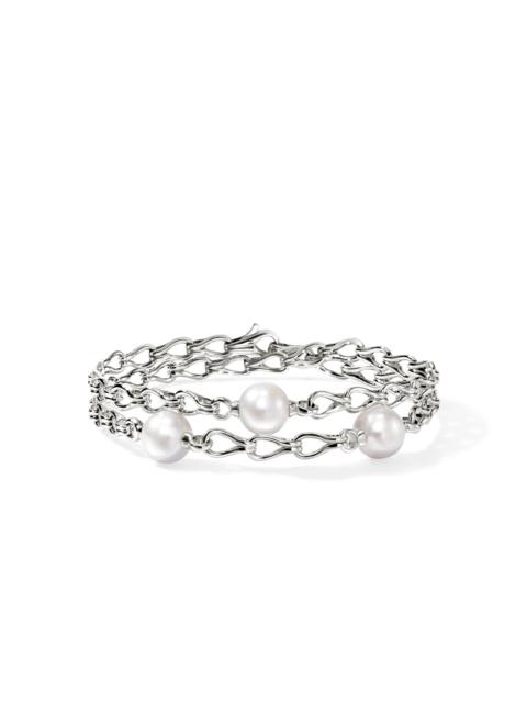 JOHN HARDY Surf Wrap, Sterling Silver, Pearls