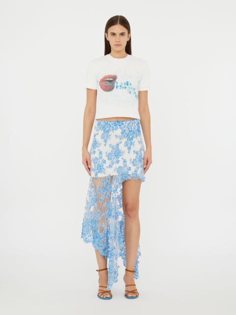 CHRISTOPHER ESBER Floating Lace Asymmetric Skirt