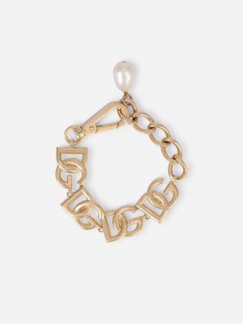 Link bracelet with DG multi-logo