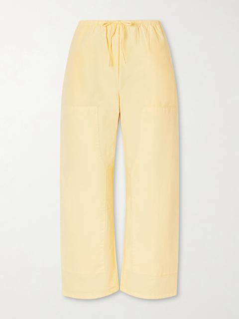 LESET Kyoto Cotton Wide-leg Pants