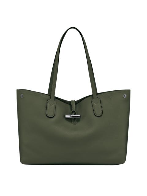 Longchamp Roseau Essential L Tote bag Khaki - Leather