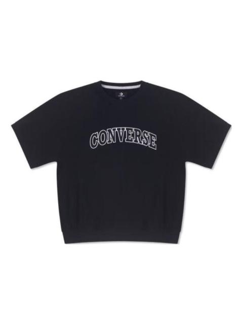 Converse Retro Chuck Crew T-shirt 'Black' 10026428-A01