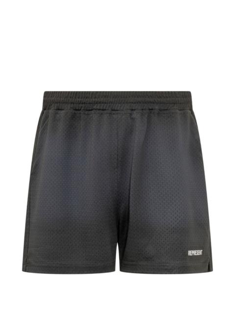 REPRESENT logo-detail shorts
