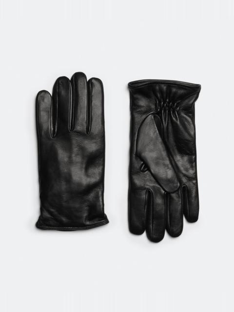 Bottega Veneta nappa leather gloves