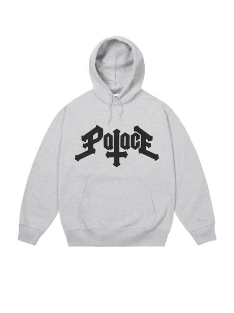 PALACE PALACE CROSS HOOD GREY MARL