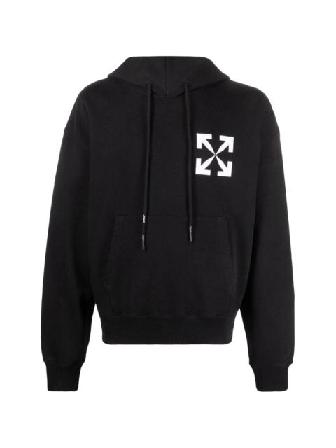 Off-White Single Aarow Over Hoodie "Black / White" ZCOP08B1