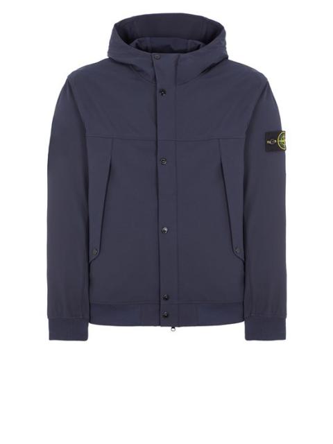 Stone Island 40227 LIGHT SOFT SHELL-R_e.dye® TECHNOLOGY IN RECYCLED POLYESTER BLUE