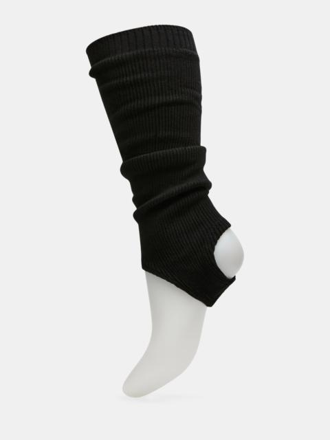 STEVE MADDEN 1 PACK STIRRUP LEG WARMERS BLACK
