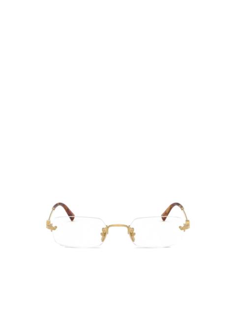 Miu Miu rectangular glasses