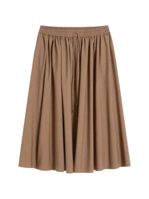 Max Mara drawstring elasticated skirt