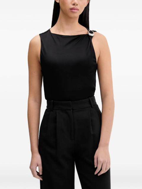 HUGO logo-buckle sleeveless top