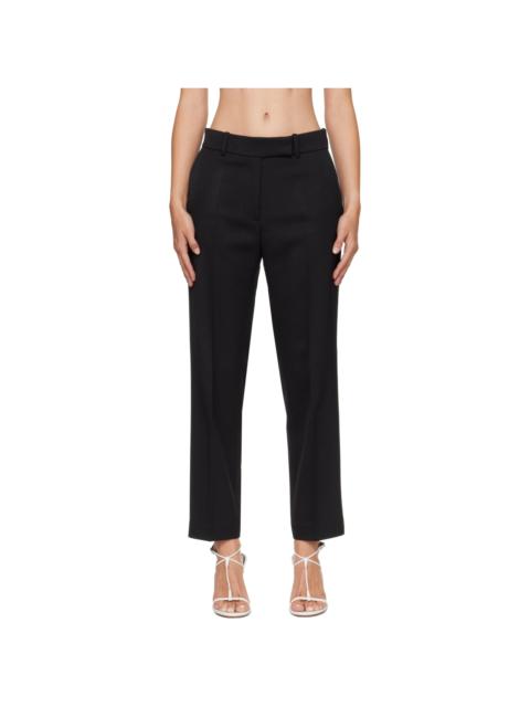 RÓHE Black Mies Cigarette Leg Tailored Trousers