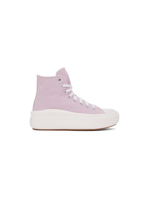 Converse 핑크 모든 스타 이동 Hi Top Sneakers