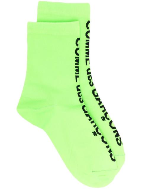 Comme Des Garçons Logo cotton socks