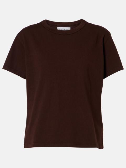 velvet Leigh cotton jersey T-shirt