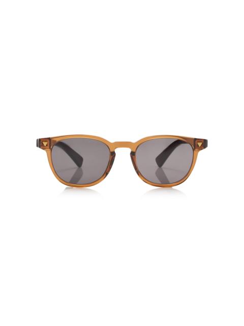 Bottega Veneta Studded Acetate Sunglasses brown