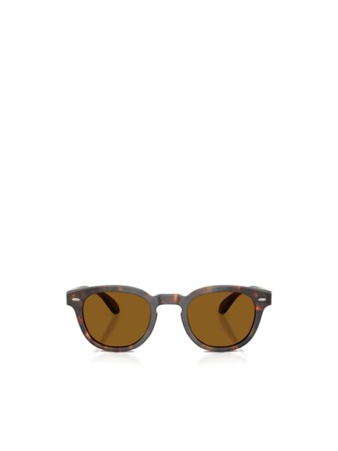 Oliver Peoples Sheldrake tortoiseshell-effect sunglasses
