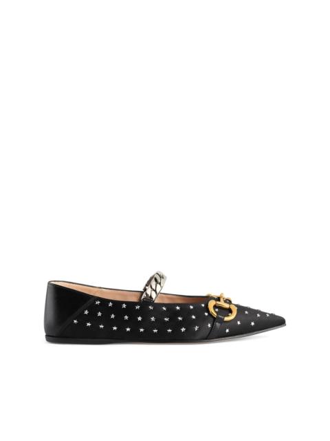 GUCCI Lovelight pointed ballerina shoes