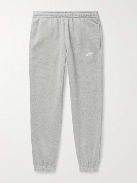 Nike Sportswear Club Tapered Cotton-Blend Jersey Sweatpants