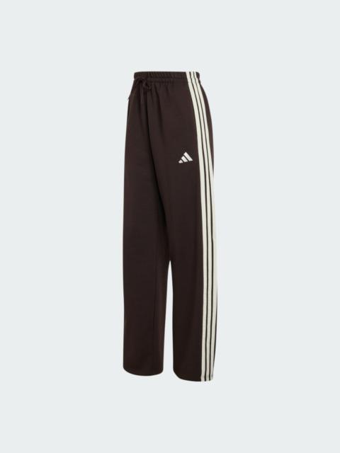 adidas Essentials 3-Stripes Open-Hem French Terry Pants