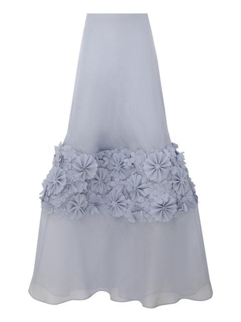 Zimmermann NATURA APPLIQUE FLOWER SKIRT