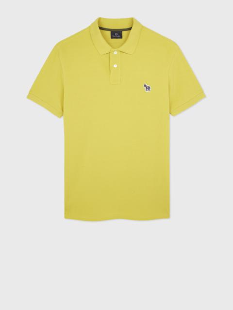 Paul Smith Yellow Chartreuse Slim-Fit 'Zebra' Polo Shirt