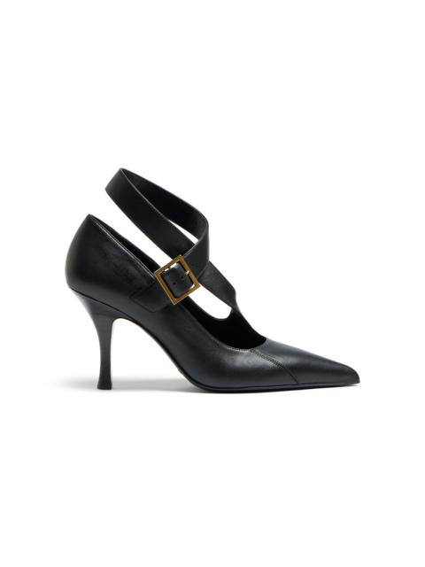 KHAITE Sloan Leather Pumps black