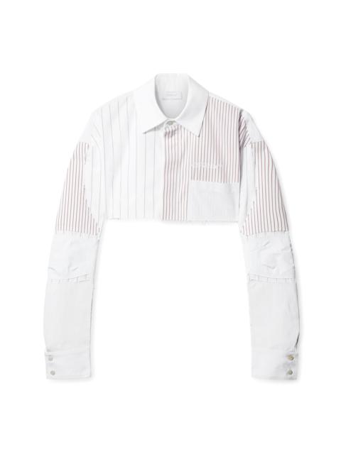 Off-White Motorcycle Popel Crop Shirt
