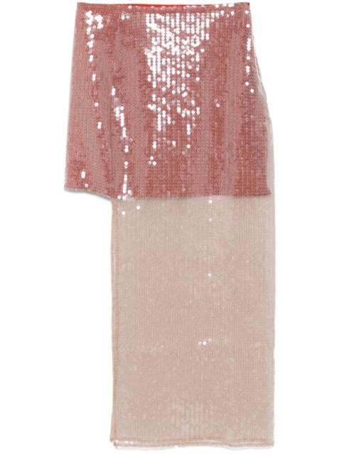 NENSI DOJAKA asymmetric midi skirt