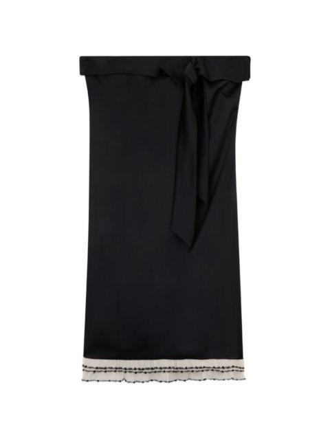 GCDS bow-detail mini dress
