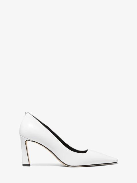 MICHAEL KORS Darrah Crackled Patent Leather Pump