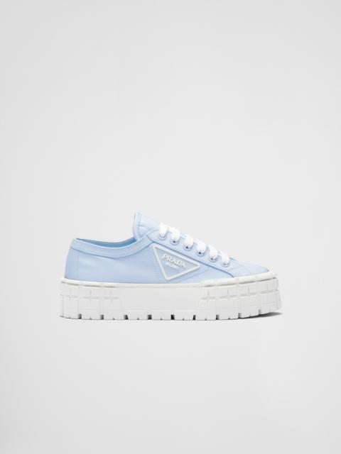 Prada Double Wheel nylon gabardine sneakers