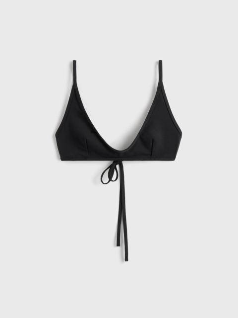 TOTEME Scoop bikini top black