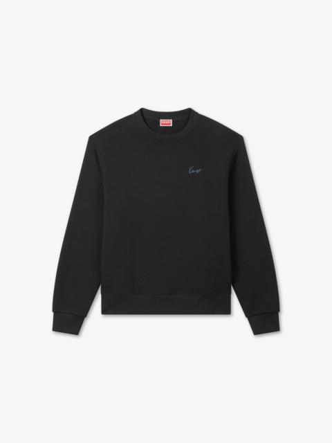 KENZO 'KENZO Signature' embroidered sweatshirt in cotton