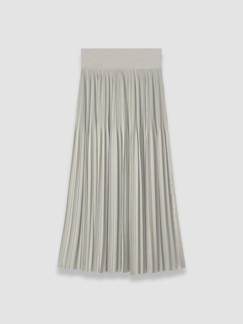 JOSEPH Rabat Pleated Satin Skirt