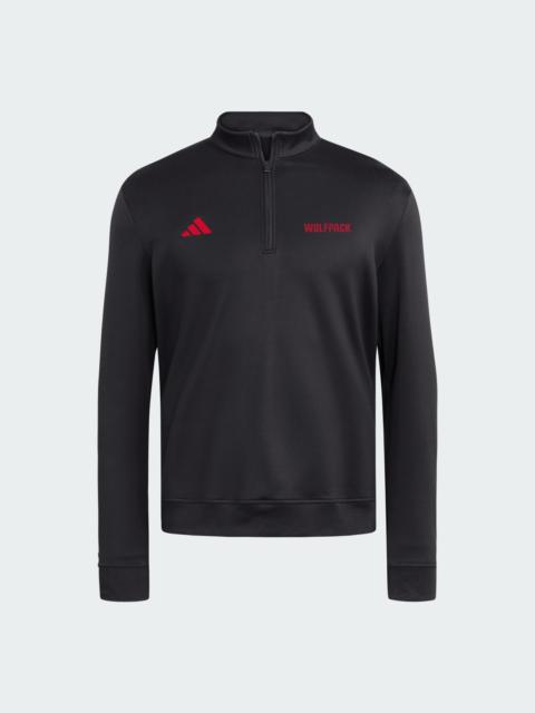 adidas North Carolina State Wolfpack Ultimate365 Cozy 1/4 Zip Sweatshirt