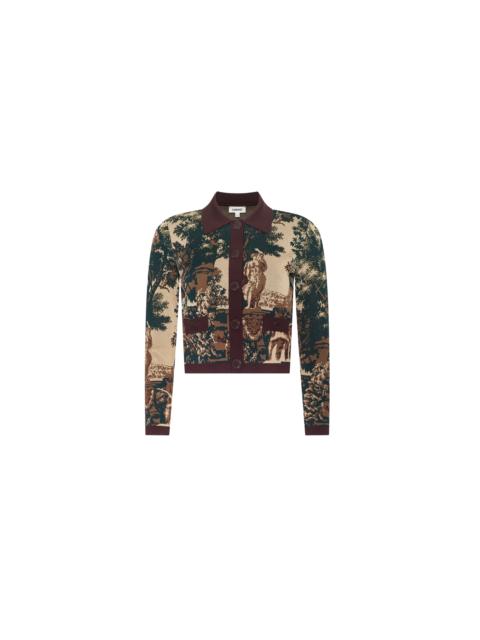 L'AGENCE Osiris Jacquard Cardigan