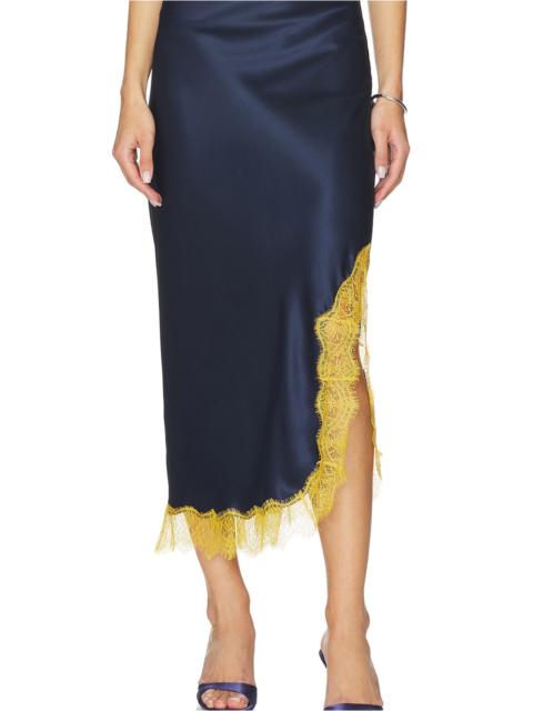 LA LIGNE Lace Slip Skirt