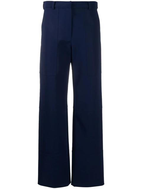 straight-leg trousers