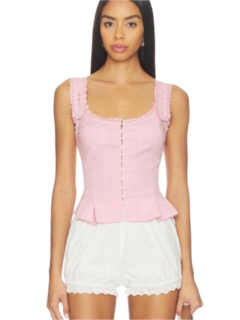FREE PEOPLE Bridgette Corset Top
