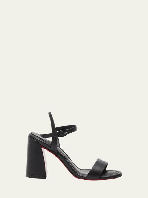 Christian Louboutin Miss Jane Red Sole Ankle-Strap Sandals
