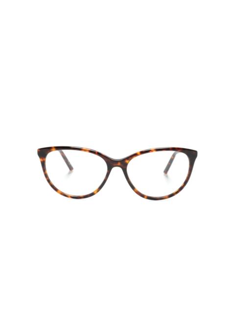 CAROLINA HERRERA tortoiseshell-effect cat-eye glasses